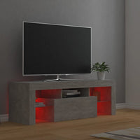 Thumbnail for TV-Schrank mit LED-Leuchten Betongrau 120x35x40 cm