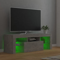 Thumbnail for TV-Schrank mit LED-Leuchten Betongrau 120x35x40 cm
