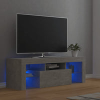 Thumbnail for TV-Schrank mit LED-Leuchten Betongrau 120x35x40 cm