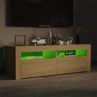 Thumbnail for TV-Schrank mit LED-Leuchten Sonoma-Eiche 120x35x40 cm
