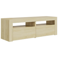 Thumbnail for TV-Schrank mit LED-Leuchten Sonoma-Eiche 120x35x40 cm