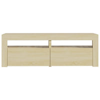 Thumbnail for TV-Schrank mit LED-Leuchten Sonoma-Eiche 120x35x40 cm