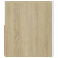 Thumbnail for TV-Schrank mit LED-Leuchten Weiß Sonoma-Eiche 120x35x40 cm