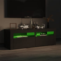 Thumbnail for TV-Schrank mit LED-Leuchten Hochglanz-Grau 120x35x40 cm