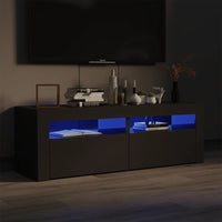 Thumbnail for TV-Schrank mit LED-Leuchten Hochglanz-Grau 120x35x40 cm