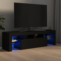 Thumbnail for TV-Schrank mit LED-Beleuchtung Schwarz 140x36,5x40 cm