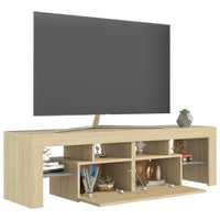 Thumbnail for TV-Schrank mit LED-Beleuchtung Sonoma-Eiche 140x36,5x40 cm