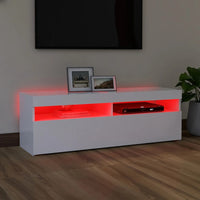 Thumbnail for TV-Schrank mit LED-Leuchten Weiß 120x35x40 cm