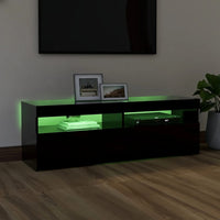Thumbnail for TV-Schrank mit LED-Leuchten Schwarz 120x35x40 cm