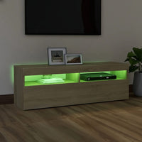 Thumbnail for TV-Schrank mit LED-Leuchten Sonoma-Eiche 120x35x40 cm