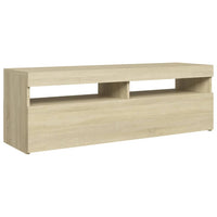 Thumbnail for TV-Schrank mit LED-Leuchten Sonoma-Eiche 120x35x40 cm