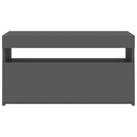 Thumbnail for TV-Schrank mit LED-Leuchten Grau 75x35x40 cm