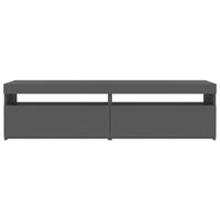Thumbnail for TV-Schränke 2 Stk. mit LED-Leuchten Grau 75x35x40 cm