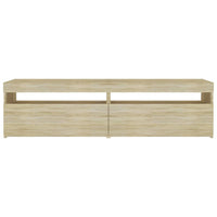 Thumbnail for TV-Schränke 2 Stk. mit LED-Leuchten Sonoma-Eiche 75x35x40 cm