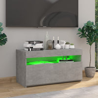Thumbnail for TV-Schrank mit LED-Leuchten Betongrau 75x35x40 cm