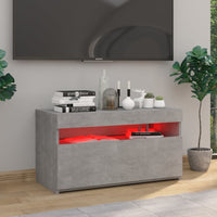 Thumbnail for TV-Schrank mit LED-Leuchten Betongrau 75x35x40 cm