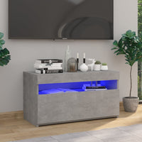 Thumbnail for TV-Schrank mit LED-Leuchten Betongrau 75x35x40 cm