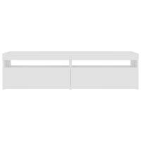 Thumbnail for TV-Schränke 2 Stk. mit LED-Leuchten Hochglanz-Weiß 75x35x40 cm