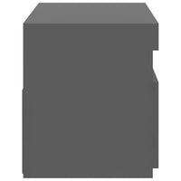 Thumbnail for TV-Schrank mit LED-Leuchten Hochglanz-Grau 75x35x40 cm