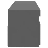 Thumbnail for TV-Schränke 2 Stk. mit LED-Leuchten Hochglanz-Grau 75x35x40 cm