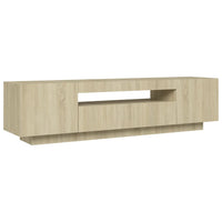 Thumbnail for TV-Schrank mit LED-Leuchten Sonoma-Eiche 160x35x40 cm