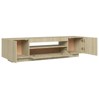 Thumbnail for TV-Schrank mit LED-Leuchten Sonoma-Eiche 160x35x40 cm