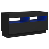 Thumbnail for TV-Schrank mit LED-Leuchten Schwarz 80x35x40 cm