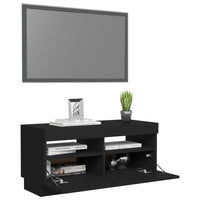 Thumbnail for TV-Schrank mit LED-Leuchten Schwarz 80x35x40 cm