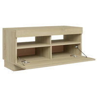 Thumbnail for TV-Schrank mit LED-Leuchten Sonoma-Eiche 80x35x40 cm