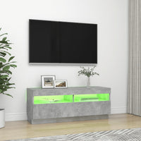 Thumbnail for TV-Schrank mit LED-Leuchten Betongrau 100x35x40 cm