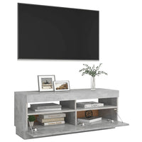 Thumbnail for TV-Schrank mit LED-Leuchten Betongrau 100x35x40 cm