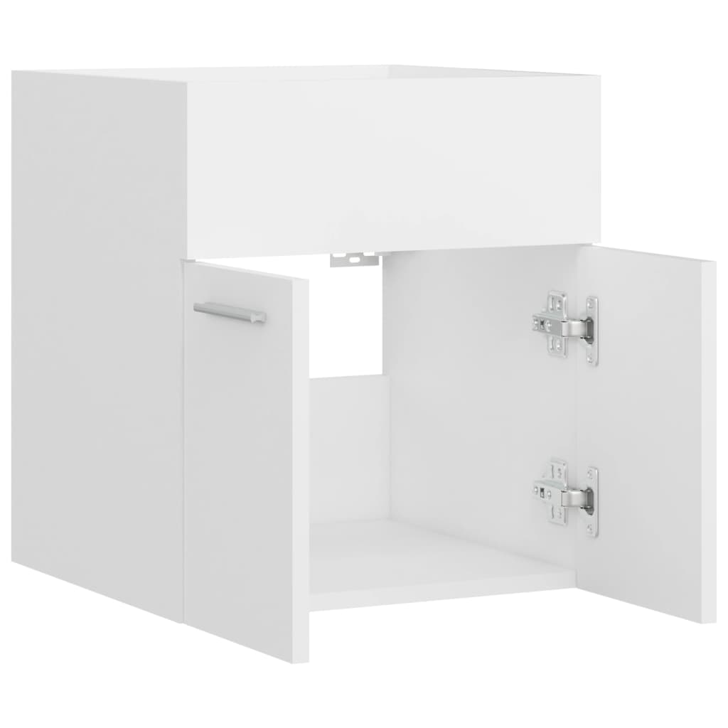 Waschbeckenunterschrank Weiß 41x38,5x46 cm Holzwerkstoff