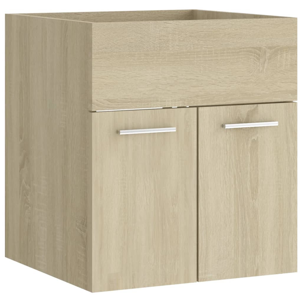 Waschbeckenunterschrank Sonoma-Eiche 41x38,5x46cm Holzwerkstoff