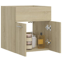 Thumbnail for Waschbeckenunterschrank Sonoma-Eiche 41x38,5x46cm Holzwerkstoff