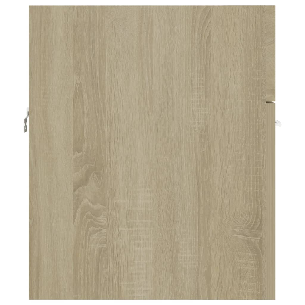 Waschbeckenunterschrank Sonoma-Eiche 41x38,5x46cm Holzwerkstoff