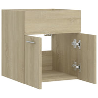 Thumbnail for Waschbeckenunterschrank Sonoma-Eiche 41x38,5x46cm Holzwerkstoff