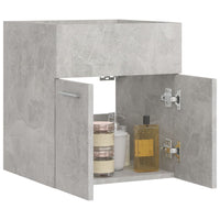 Thumbnail for Waschbeckenunterschrank Betongrau 41x38,5x46 cm Holzwerkstoff