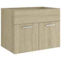 Thumbnail for Waschbeckenunterschrank Sonoma-Eiche 60x38,5x46cm Holzwerkstoff