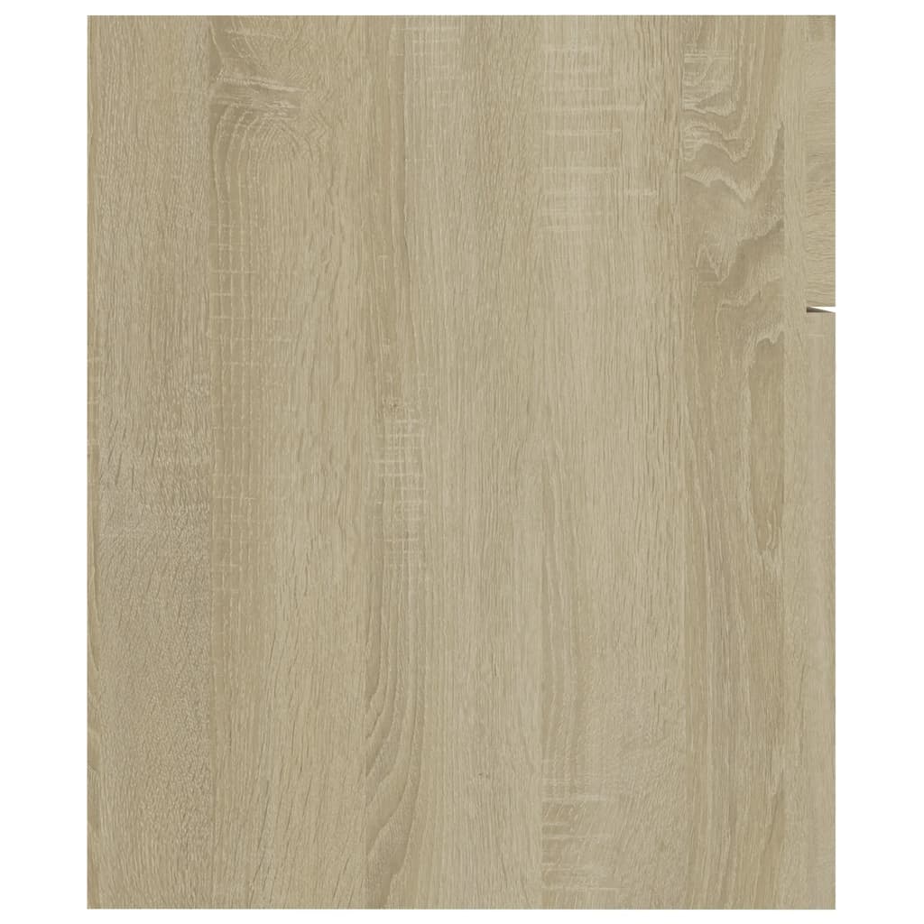 Waschbeckenunterschrank Sonoma-Eiche 60x38,5x46cm Holzwerkstoff