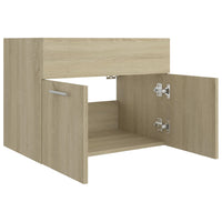 Thumbnail for Waschbeckenunterschrank Sonoma-Eiche 60x38,5x46cm Holzwerkstoff
