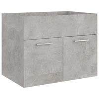Thumbnail for Waschbeckenunterschrank Betongrau 60x38,5x46 cm Holzwerkstoff