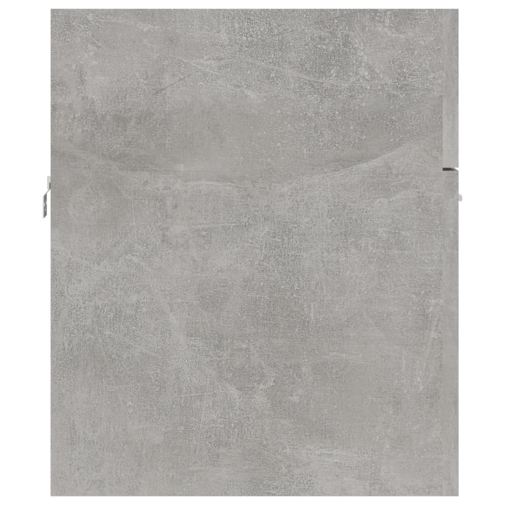 Waschbeckenunterschrank Betongrau 80x38,5x46 cm Holzwerkstoff