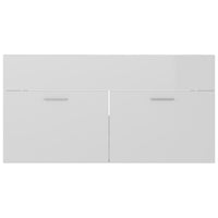 Thumbnail for Waschbeckenunterschrank Hochglanz-Weiß 90x38,5x46cm