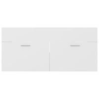 Thumbnail for Waschbeckenunterschrank Weiß 100x38,5x46 cm Holzwerkstoff