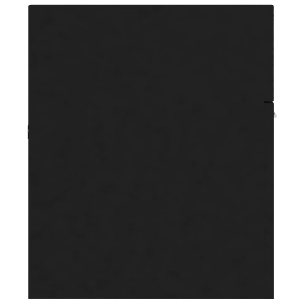 Waschbeckenunterschrank Schwarz 100x38,5x46 cm Holzwerkstoff