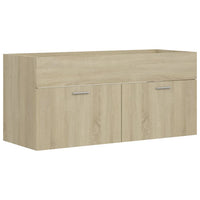 Thumbnail for Waschbeckenunterschrank Sonoma-Eiche 100x38,5x46cm