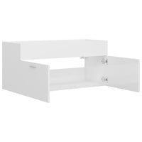 Thumbnail for Waschbeckenunterschrank Hochglanz-Weiß 100x38,5x46 cm
