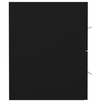 Thumbnail for Waschbeckenunterschrank Schwarz 41x38,5x48 cm Holzwerkstoff