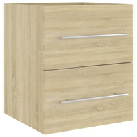 Thumbnail for Waschbeckenunterschrank Sonoma-Eiche 41x38,5x48cm Holzwerkstoff