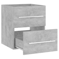Thumbnail for Waschbeckenunterschrank Betongrau 41x38,5x48 cm Holzwerkstoff